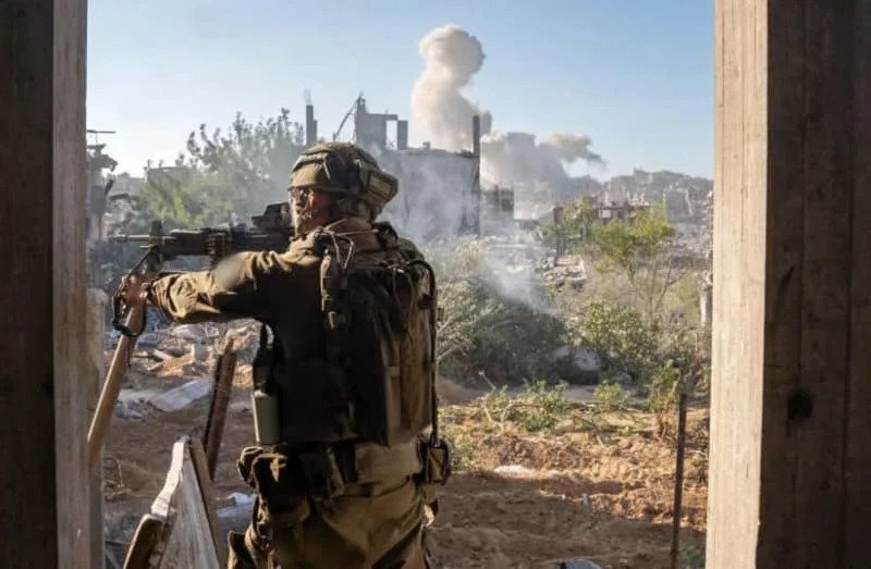 IDF soldiers operate in Gaza City, September 17, 2025. (credit: IDF SPOKESPERSON'S UNIT)