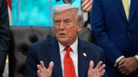 Donald Trump also highlighted on Tuesday several trade deals he has been able to make with several countries in the last few months(AP)