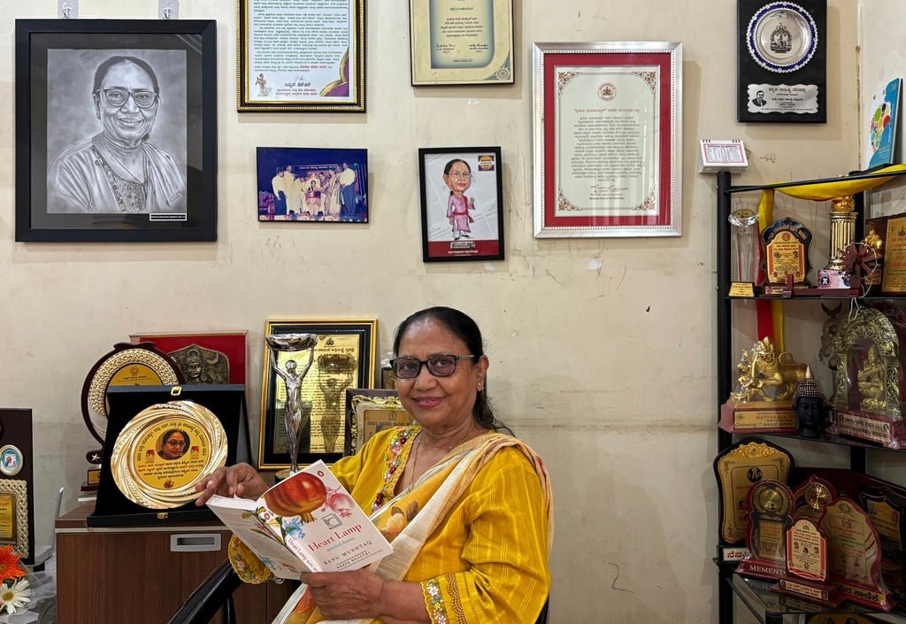 Indian lawyer, activist and International Booker Prize winner Banu Mushtaq will give a talk at the India by the Bay cultural event in Hong Kong, in November. Photo: AFP