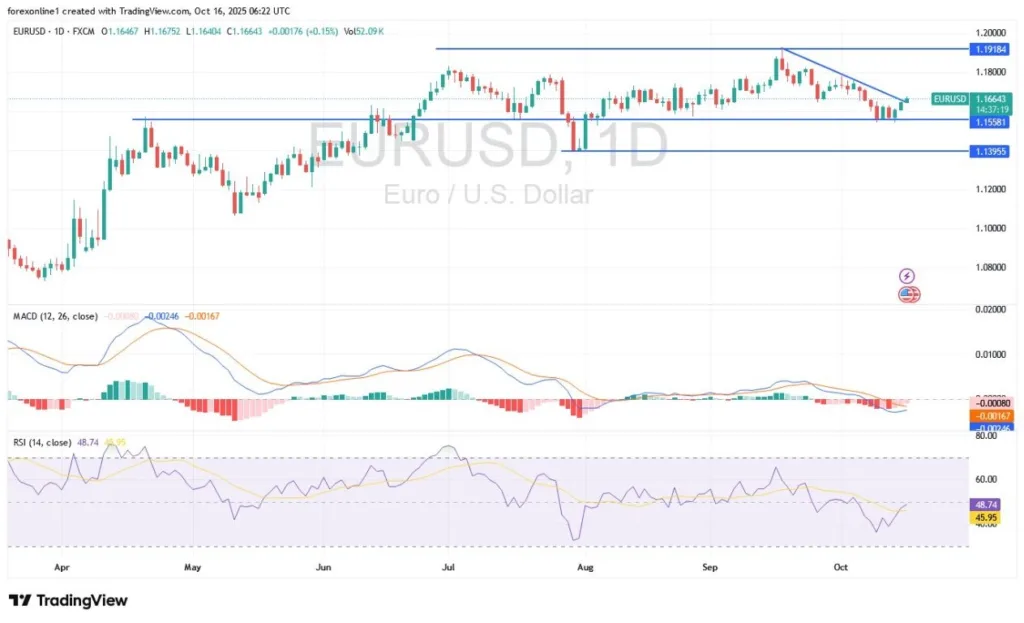EUR/USD Analysis 16/10: Short-Term Reversal Looming? (Chart)