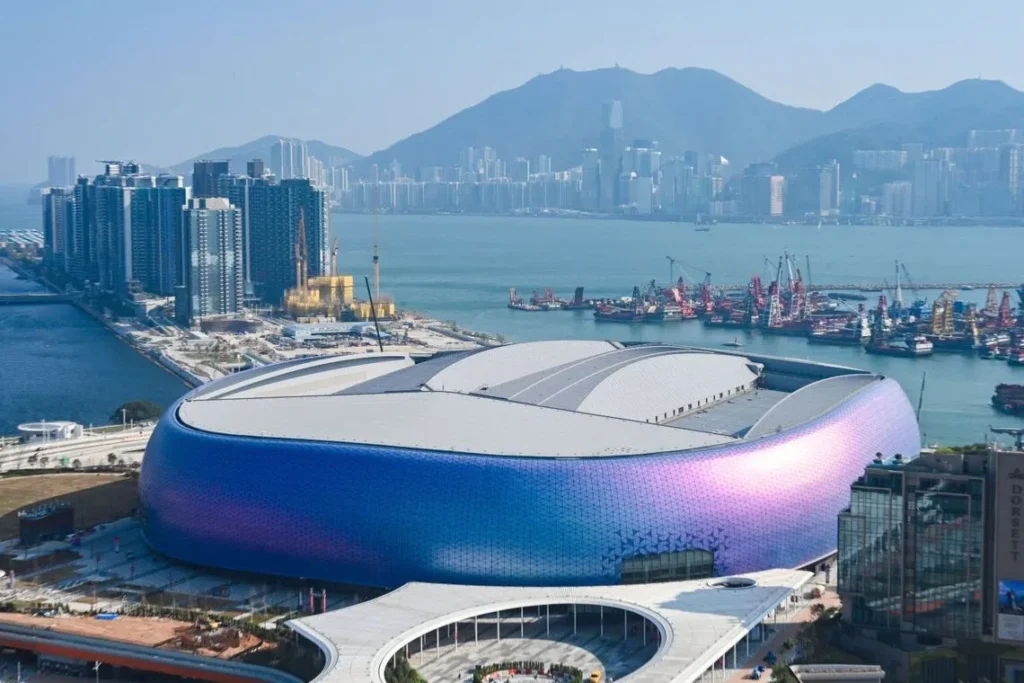 The 28-hectare Kai Tak Sports Park is Hong Kong’s largest multi-purpose sports and entertainment complex.