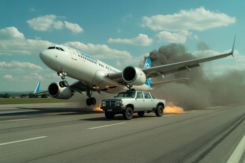Deadly airact 747 cargo plane runway accident at hong kong international airport