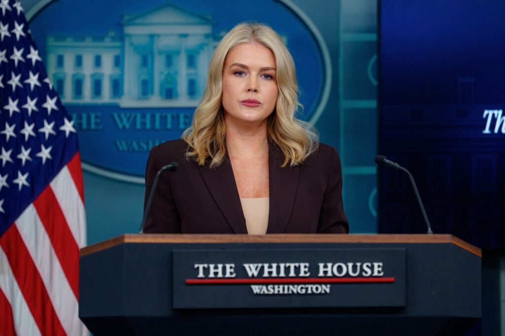 White House Press Secretary Karoline Leavitt’s ‘Your Mom’ Jab at Reporter Sends Social Media Into a Frenzy – National Enquirer