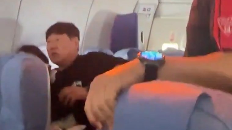 Lithium battery catches fire during Air China flight
