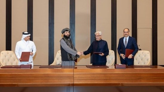 As per the official statement from the Qatari foreign affairs ministry, both Afghanistan and Pakistan have also agreed to hold follow up meetings in the coming days(X/MofaQatar)