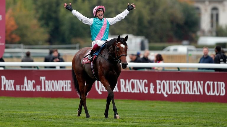 Minnie Hauk will be aiming to emulate the great Enable on Sunday afternoon (AP Photo/Francois Mori)