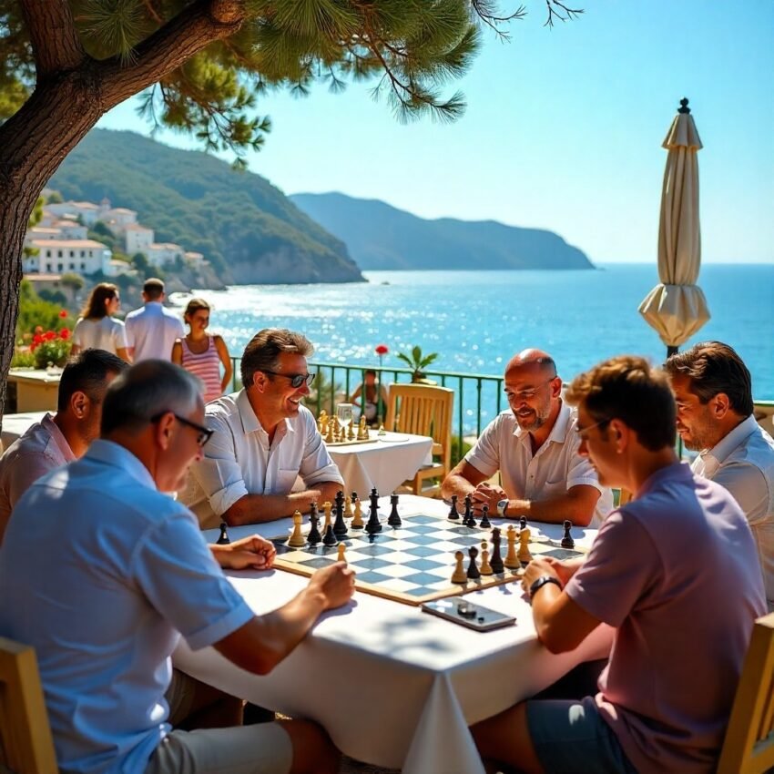 The united states, united kingdom, and israel, along with several other nations, are contributing to a significant surge in airline bookings as nearly 450 players gather for the 33rd fide world senior chess championships in gallipoli, italy