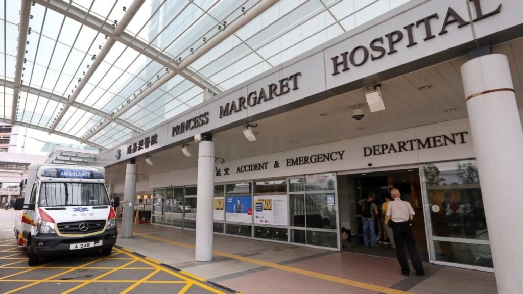 Half-conscious Hong Kong driver sent to hospital after car crashes into truck