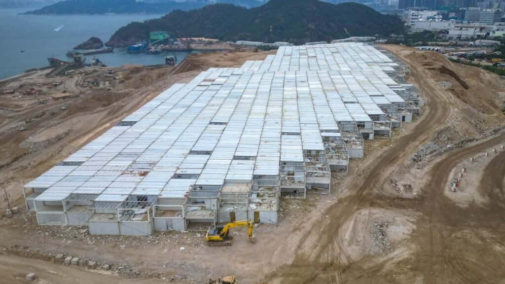 Typhoons damage 20% of Hong Kong Covid isolation cubicles, reuse plans under way