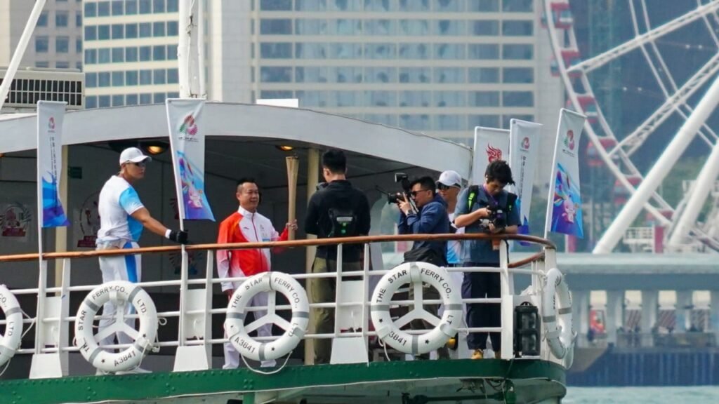Hong Kong joins sister cities in taking up torch for National Games relay events