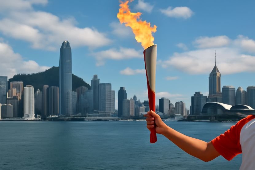 Cross-boundary torch relay kicks off in guangdong, hong kong, and macao for national games