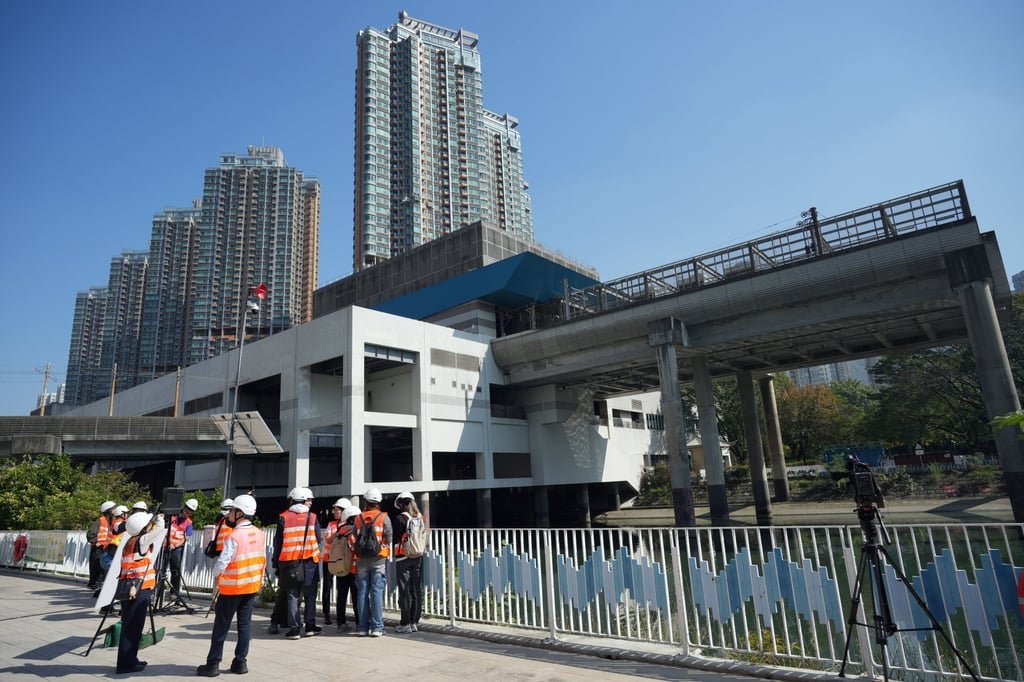 The site is near a station currently under construction as part of the Tuen Ma Line extension. Photo: May Tse