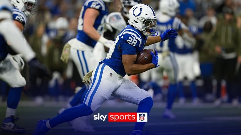 Jonathan Taylor's terrific 80-yard touchdown saw Indianapolis continue to dominate Tennessee.