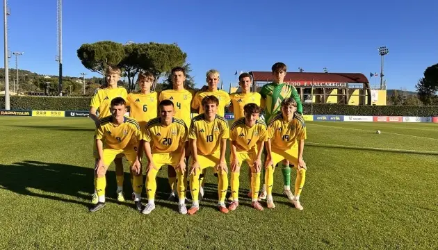 Ukraine U-13 Football Team Begins Training Camp in Italy